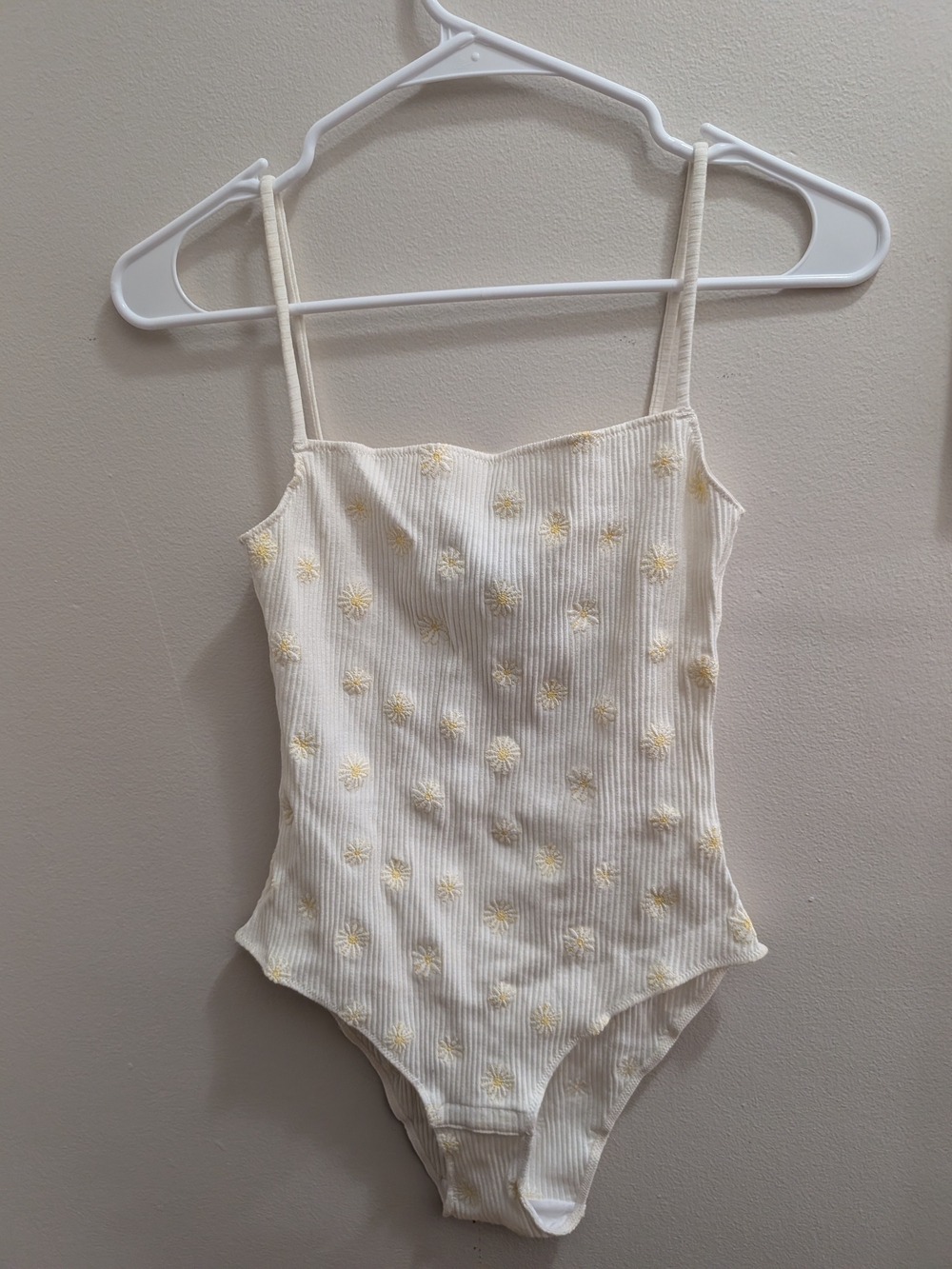 icone Floral One-Piece Lingerie in White